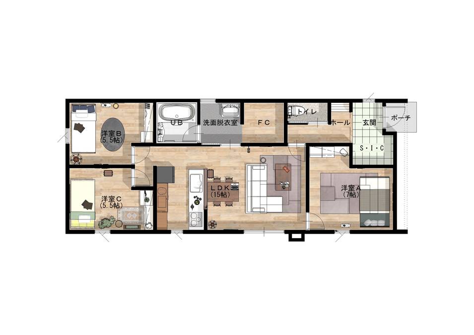 横迎町１丁目売却型企画住宅(平屋)