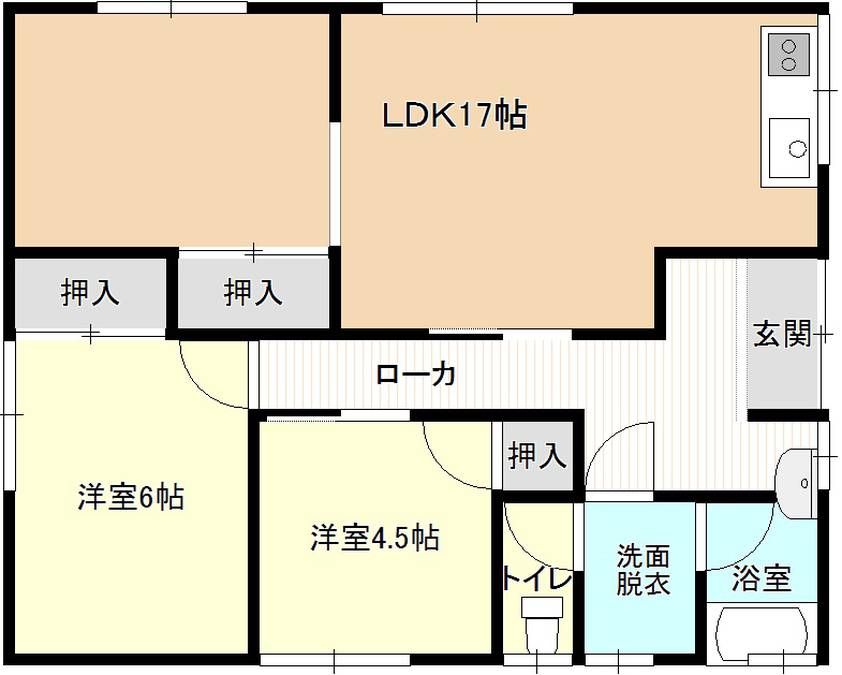 ハイツあさひが丘　６号