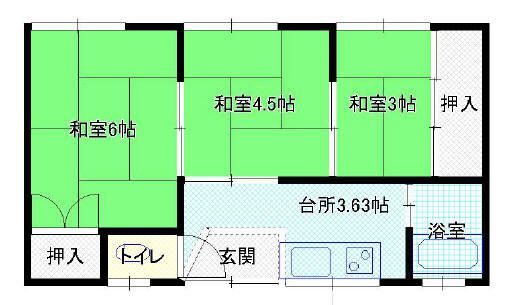 向中野アパート11-34　2号