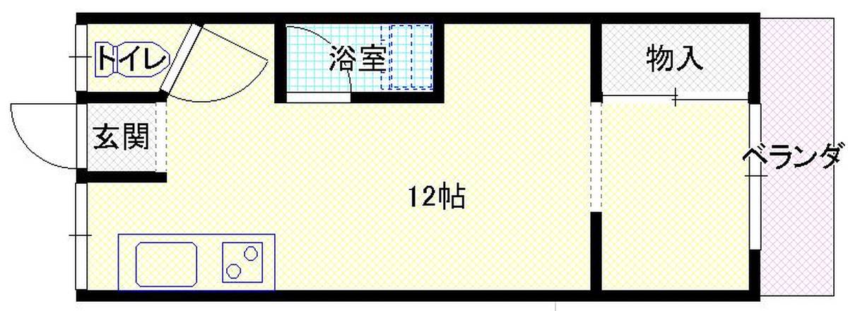 Ａコート　1号室（2F）