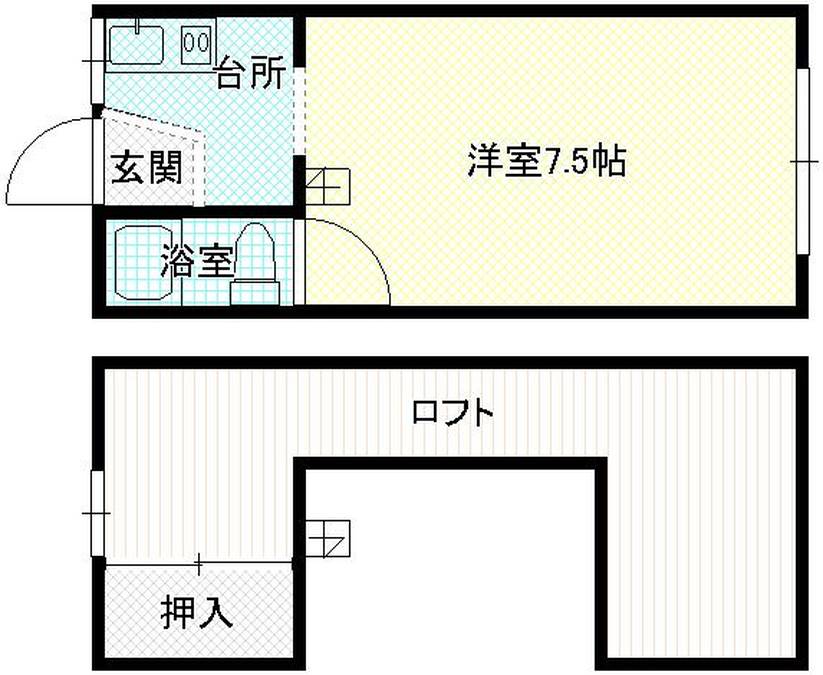 シングルハイツ　205号（2F）