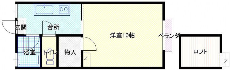 ラ・フォーレ由紀　202号（2F)