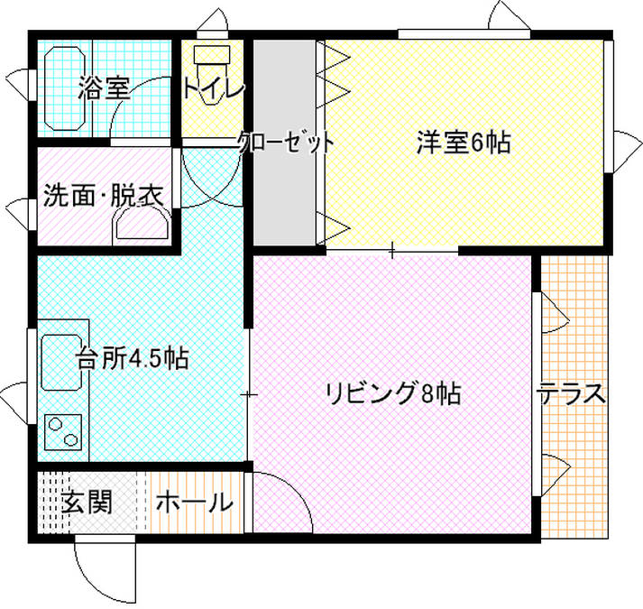 グリーンパークゆたか　201号