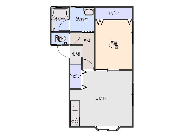 コーポ茜　２-2号