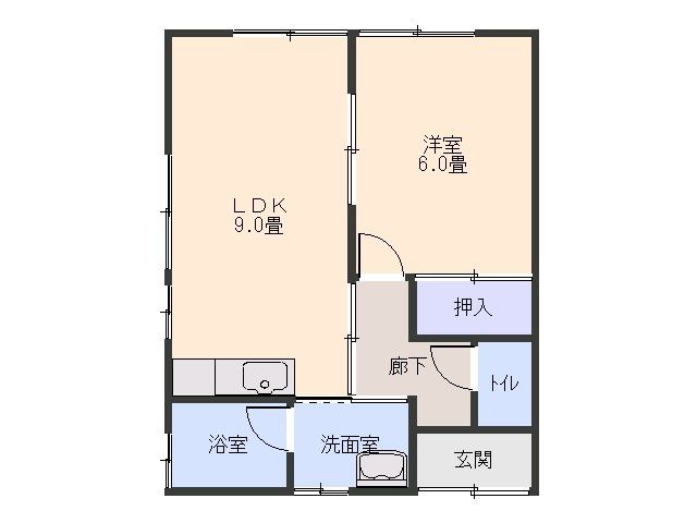 コーポ夢ヶ丘B棟　１-1号