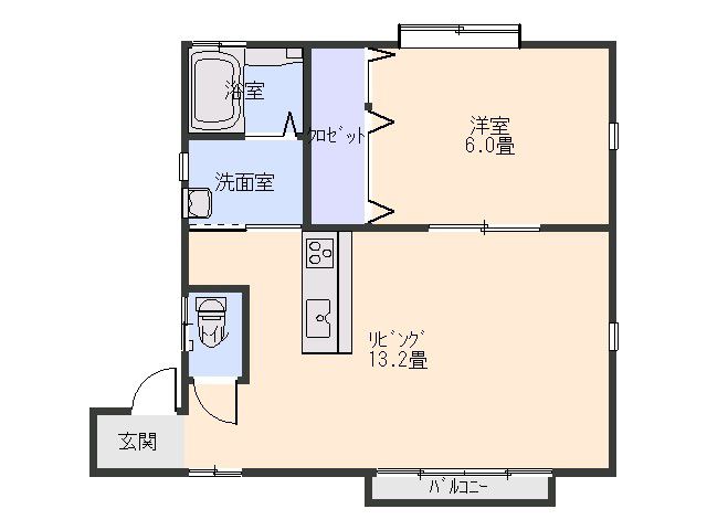 夢ヒルズＢ棟１－１
